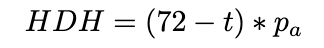 hdh equation